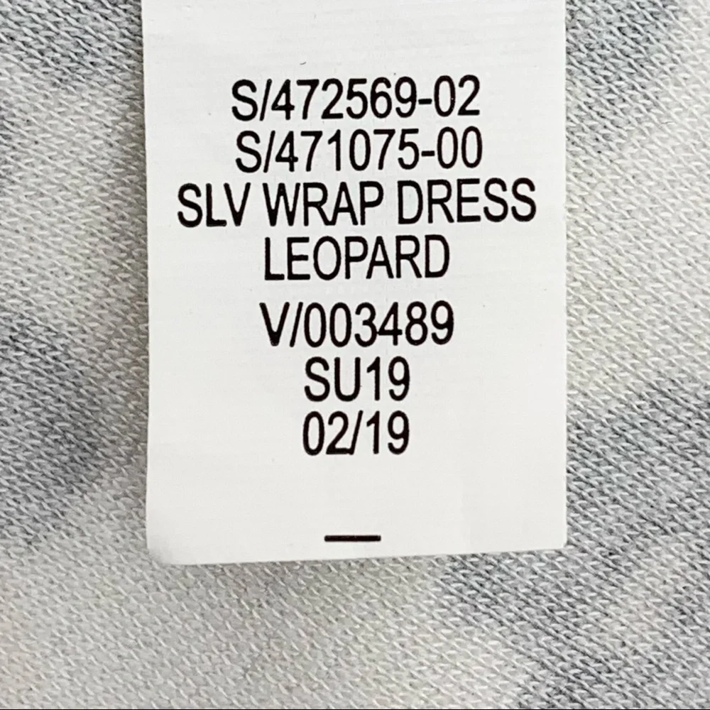 Banana Republic Leopard Print Wrap Knit Dress XS - Picture 12 of 12